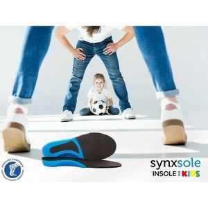 Kids Shoe Insoles for Plantar Fasciitis -Ease Pain, Foot &Ankle Stabilizer-Small